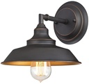 FIXTURE WALL ORB W/HGHLGTS 1LT