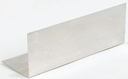 FLASHING PREBENT GALV 3X4X7IN 