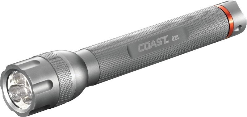FLASHLIGHT 3LED G26 W/2AA SLVR