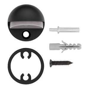 FLOOR DOOR STOP ADJ MATTE BLK 