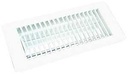FLOOR REGISTER WHITE 4X10IN   