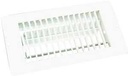 FLOOR REGISTER WHITE 4X8IN    