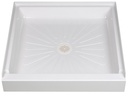 FLOOR SHOWER WHITE SQ 32X32IN 
