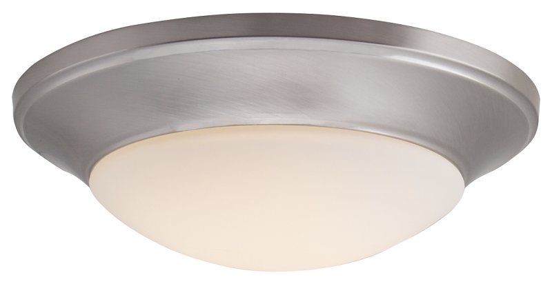 FLSH MNT CEIL LED GLS BN 12IN 