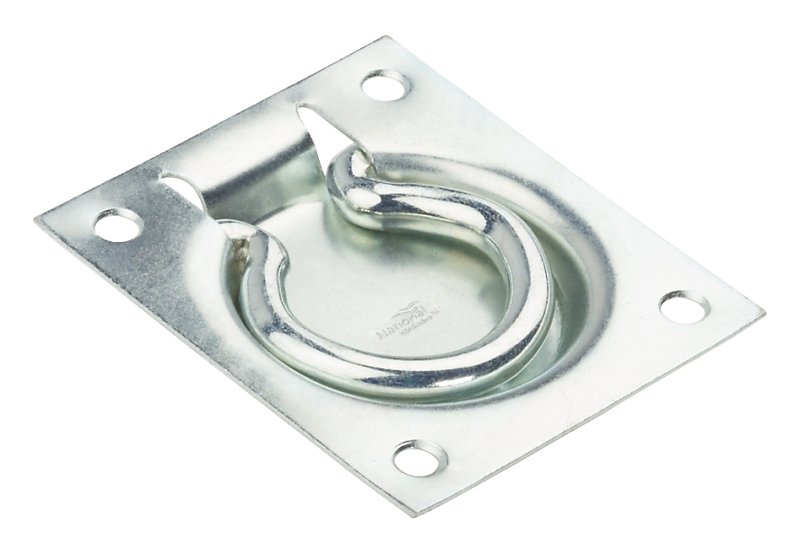 FLSH RNG PUL ZN PLT 3X3-1/2IN 