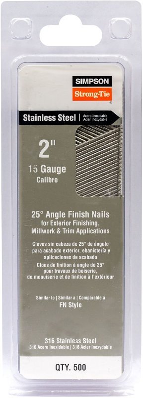 FNSHING NAIL 316SS 15GA 6DX2IN