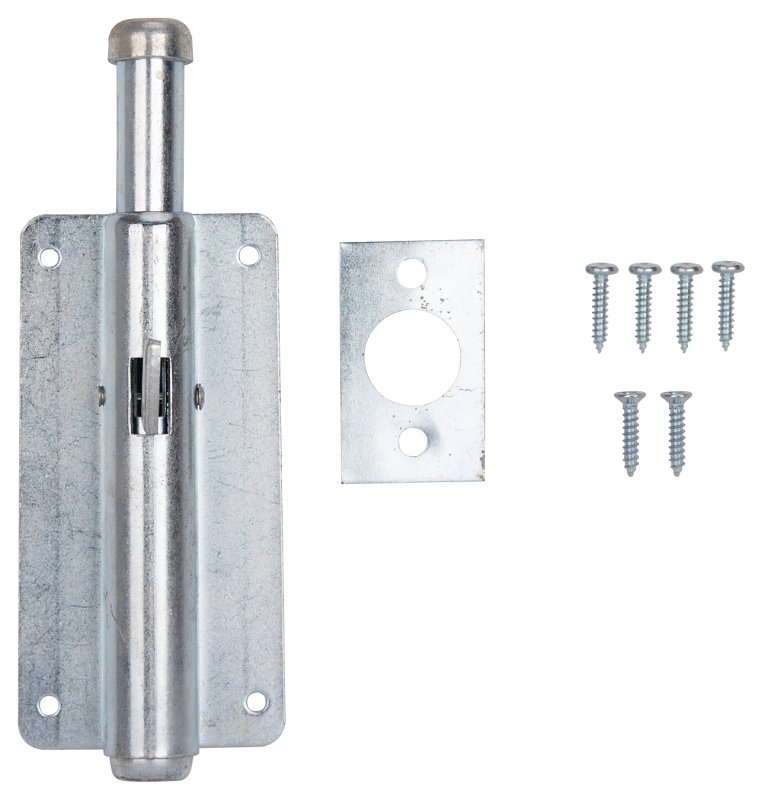 FOOT BOLT 6IN STEEL ZINC PLATE