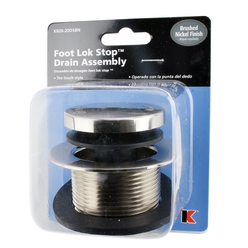 FOOT LOK STOP ASSY BRUSHED NIC
