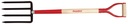 FORK GARDEN SPADE 4TINE HDL 30