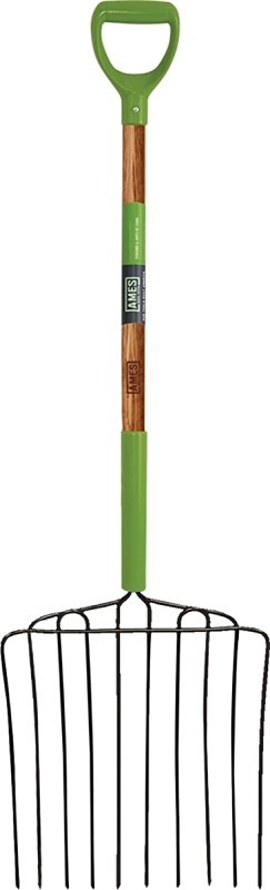FORK MANURE 10-TINE ASH HANDLE