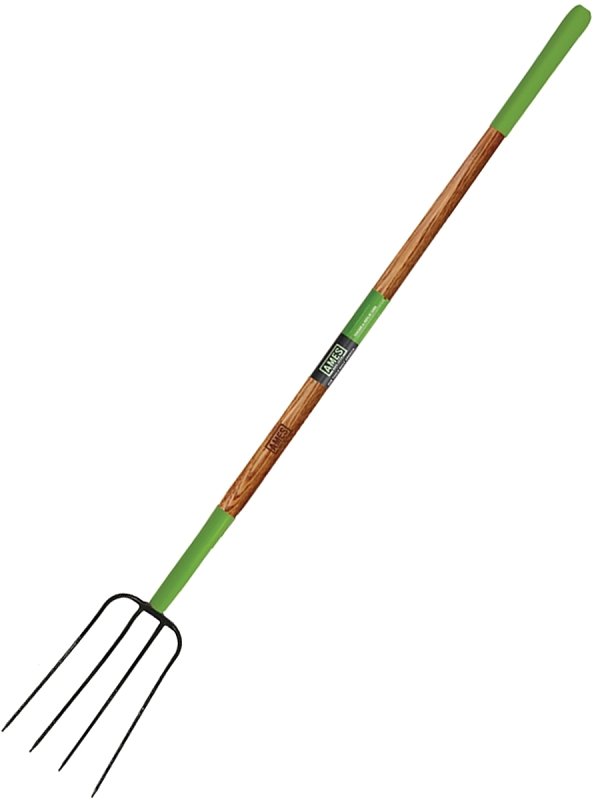 FORK MANURE 4-TINE ASH HANDLE 
