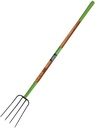 FORK MANURE 4-TINE ASH HANDLE 