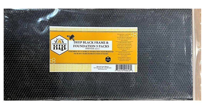 FOUNDATION BEEHIVE DEEP BLACK 