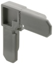 FRAME CORNER PLSTC 5/16IN GRY 