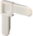 FRAME CORNER PLSTC 7/16IN WHT 