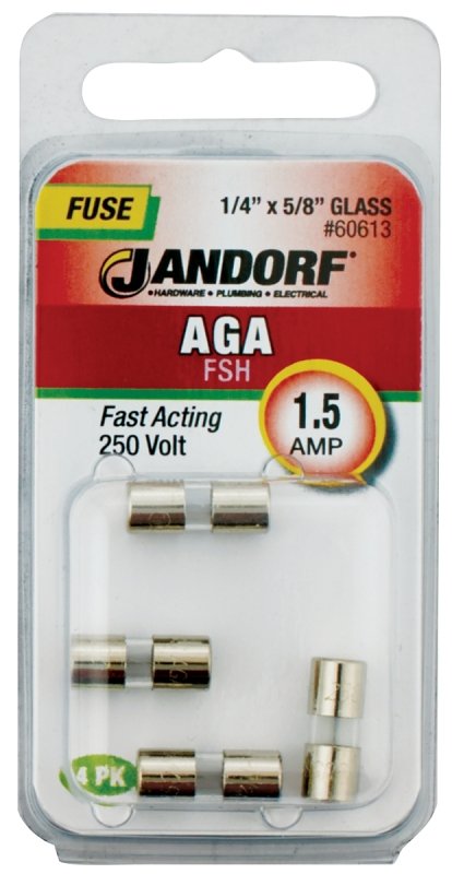 FUSE AGA 1.5A FAST ACTING     