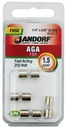 FUSE AGA 1.5A FAST ACTING     