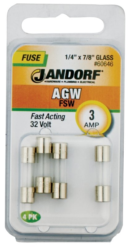 FUSE AGW 3A FAST ACTING       