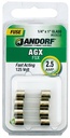 FUSE AGX 2.5A FAST ACTING     