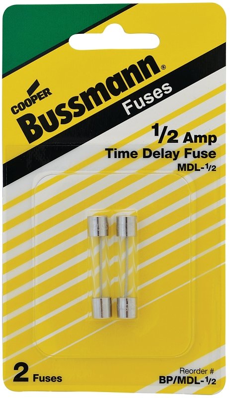 FUSE GLASS TIME DELAY 1/2 AMP 