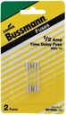 FUSE GLASS TIME DELAY 1/2 AMP 
