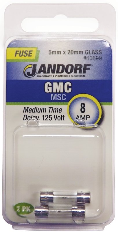 FUSE GMC 8A MEDIUM TIME DELAY 