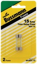 FUSE TIME DELAY GLASS 15AMP   