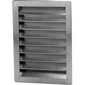 GABLE VENT 8X12IN MILL RECT AL