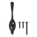GARMENT HOOK HVYD MATTE BLACK 