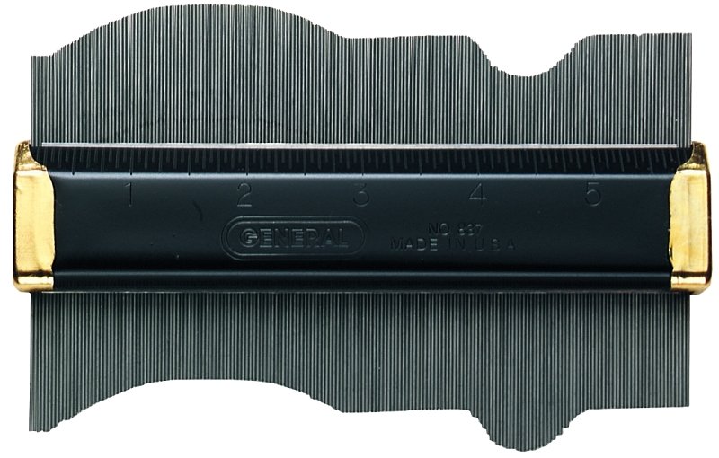 GAUGE CONTOUR SS PIN 6X3-1/2IN