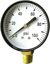 GAUGE DRY STANDARD 100PSI 4IN 