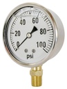 GAUGE LIQ-FIL PRESS SS 2-1/2IN