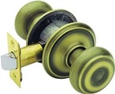 GEORGIAN PASSAGE KNOB ANT BRSS