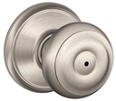 GEORGIAN PRIVACY KNOB STN NCKL