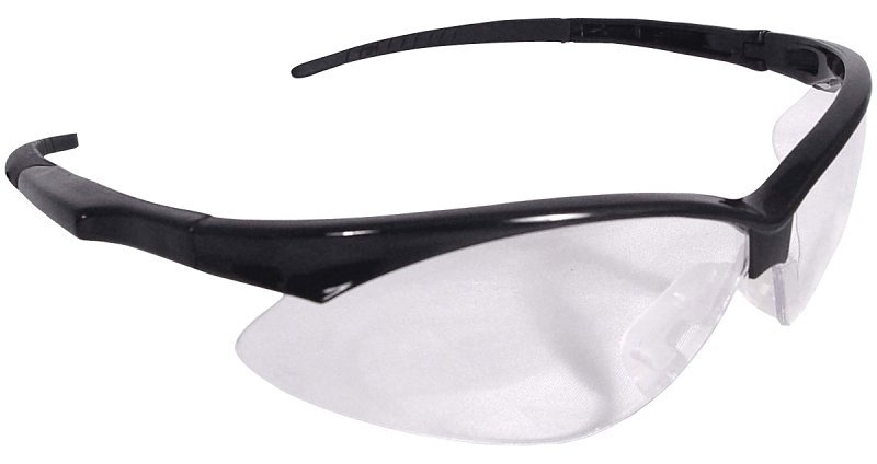 GLASSES SAFETY CLEAR LENS RAD 