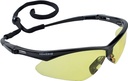 GLASSES SAFETY W/AMBER LENS   