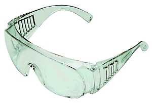 GLASSES SFTY CLR/CLR LENS ECO 