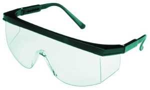 GLASSES SFTY TEAL/CLR LEN WRAP
