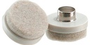 GLIDE FURNITURE ALMOND 7/8IN  