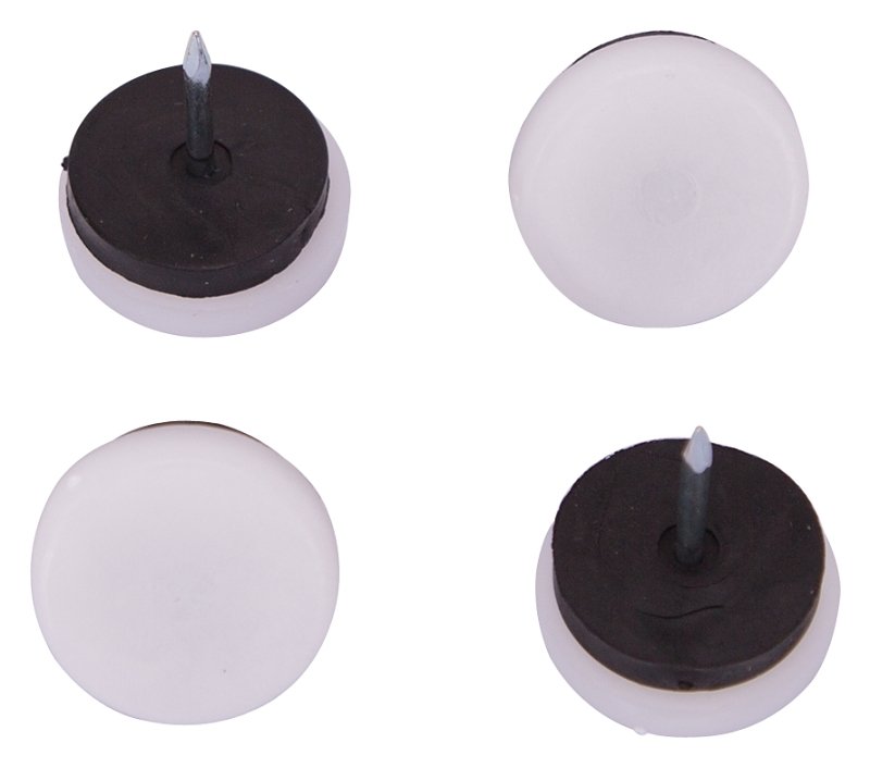 GLIDE PLASTIC W/CUSHION 7/8IN 