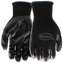 GLOVE NYLON W/NITRILE PALM M  