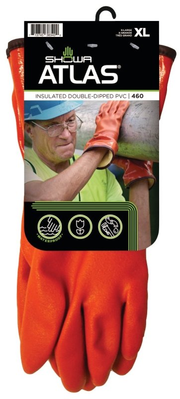 GLOVE PVC W/ACRYLIC LINER XL  