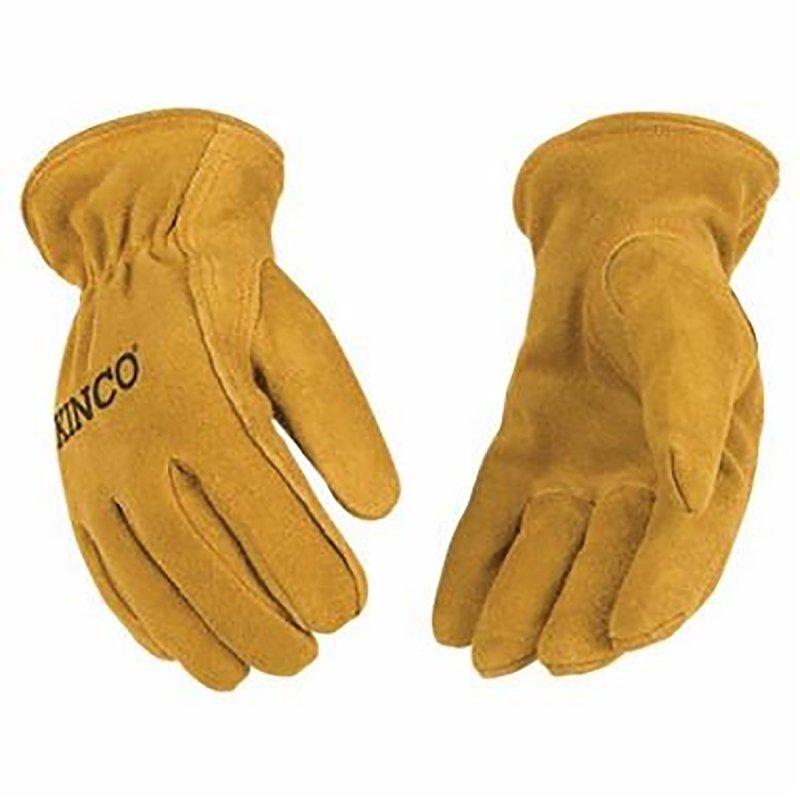 GLOVES DRVR KID SPLT CWHDE MED