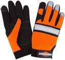 GLOVES MECHANIC HI-VISBLTY MED