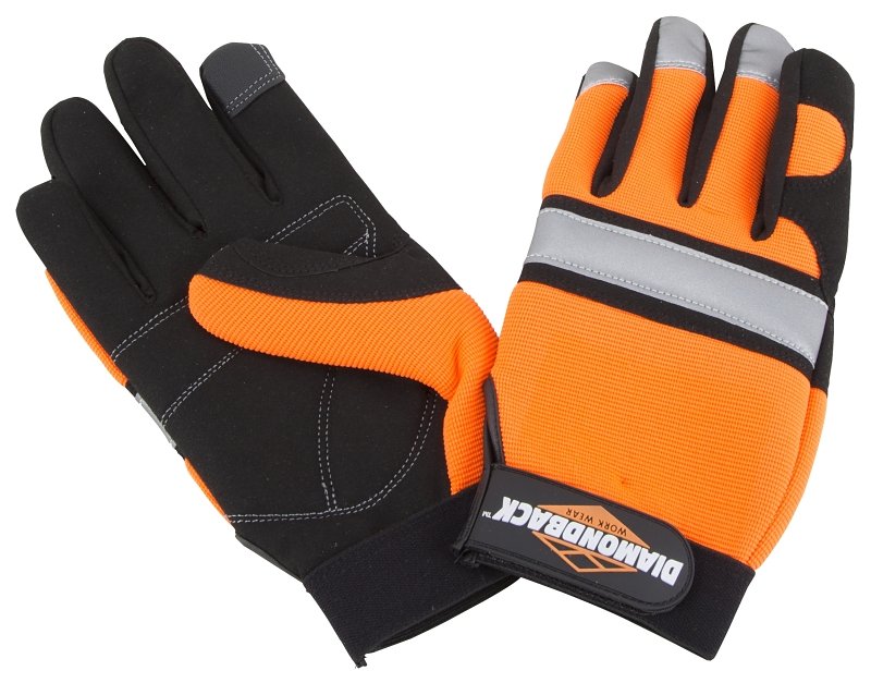 GLOVES MECHANIC HI-VISBLTY XLG