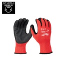 GLOVES NITR DIP A3 RED/BLACK L