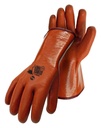 GLOVES PVC DBL DIPPED BROWN L 