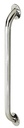 GRAB BAR CHRM KNRLD 250LB 16IN