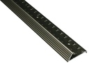 GRIPPER CARPET ALUM PWTR 36 IN