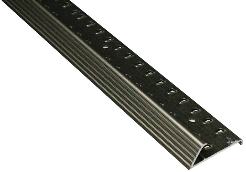 GRIPPER CARPET ALUM PWTR 73IN 
